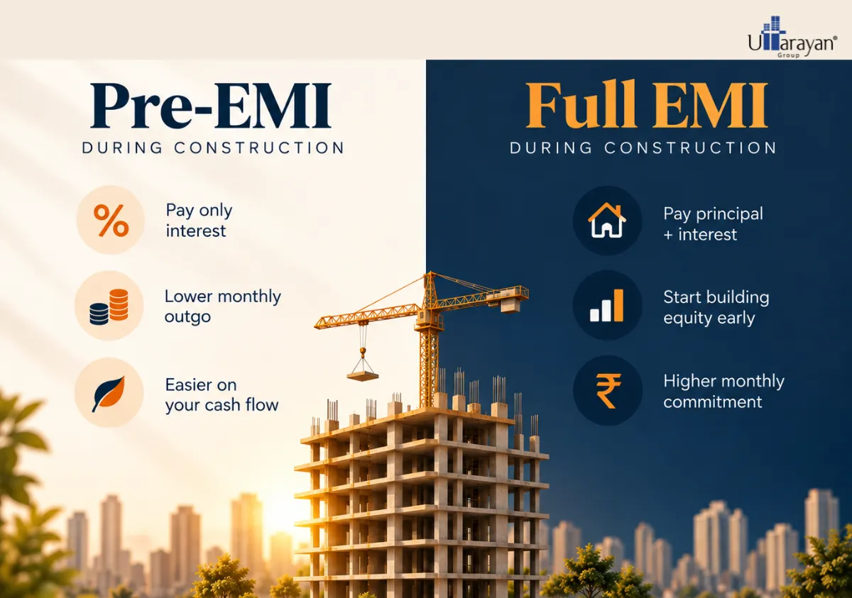 Image showing the difference between pre-EMI and Full EMI