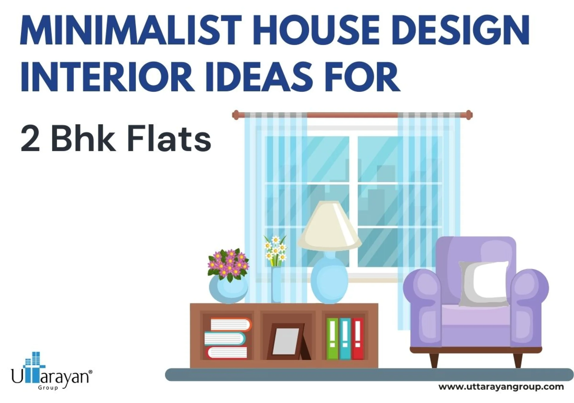 Minimalist House Design Interior Ideas for 2BHK Flats